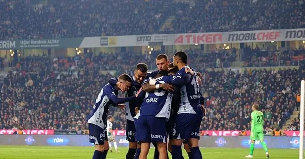Fenerbahçe, Adana Demirspor’a karşı deplasmanda sahada!