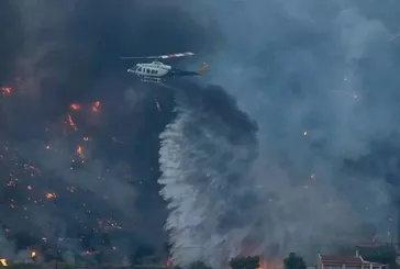 Yunanistan alevlere teslim! Rodos’tan sonra şimdi de Korfu Adası! 12 yerleşim yeri boşaltıldı