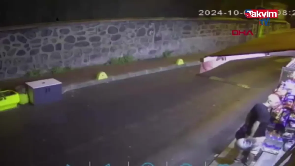 Fatih'te market önünden tüp hırsızlığı