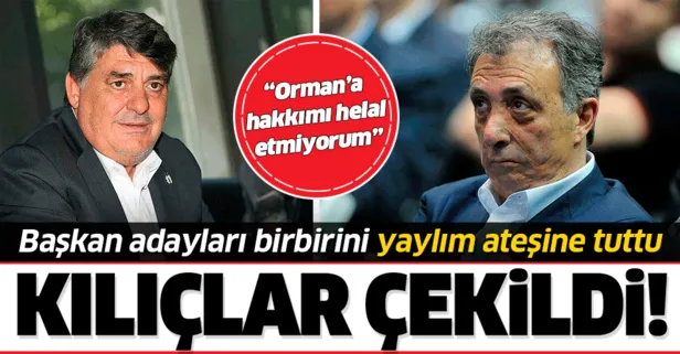 Beşiktaş’ta başkan adayları Serdal Adalı ve Ahmet Nur Çebi birbirini yaylım ateşine tuttu