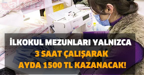 İlkokul mezunları yalnızca 3 saat çalışarak ayda 1500 TL kazanacak! İŞKUR sonunda açıkladı!