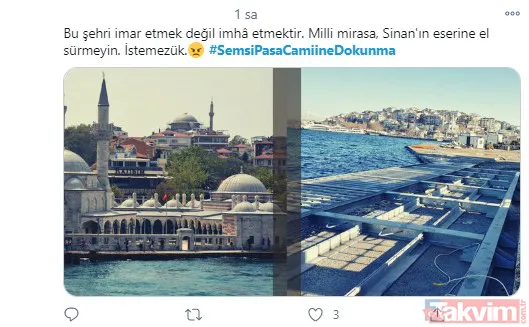 İBB'nin Kuşkonmaz Camii'ndeki skandal çalışmasına tepki yağdı: #ŞemsiPaşaCamiineDokunma - 10