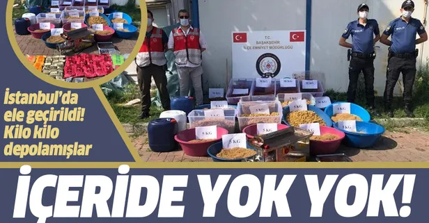 Son dakika: İstanbul Başakşehir’de yapılan operasyonda yüzlerce kilo kaçak nargile tütünü ele geçirildi! 5 şüpheli gözaltında