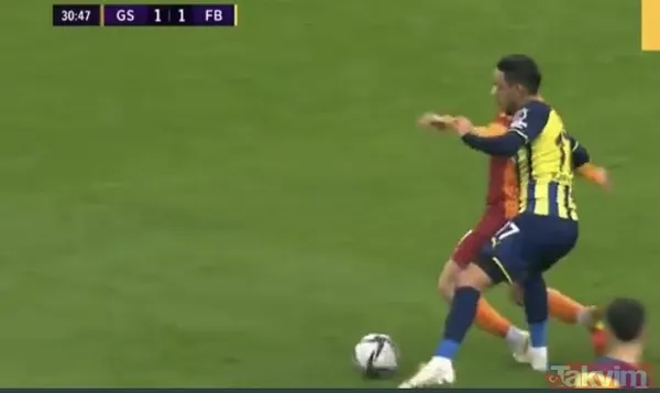 Galatasaray - Fenerbahçe maçının en çok konuşulan pozisyonları! Halil Umut Meler'in kararları... - 3