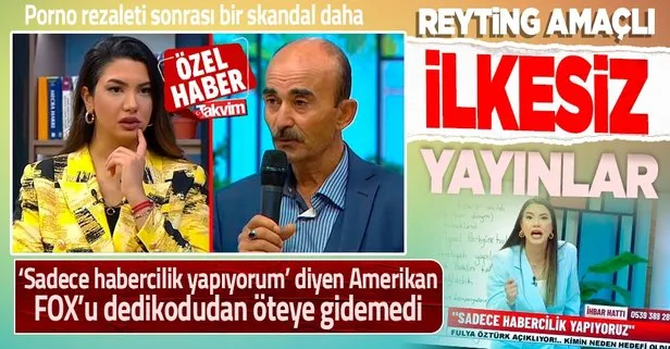 FOX TV’deki canlı yayında porno rezaletinden sonra bir skandal daha: Karım bana kardeşim dediği adamla yattı