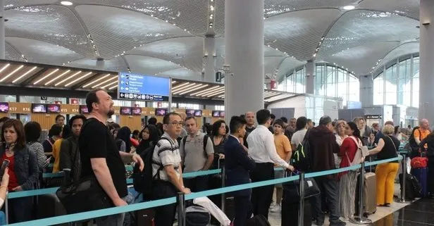İstanbul Havalimanı’nda ara tatil yoğunluğu