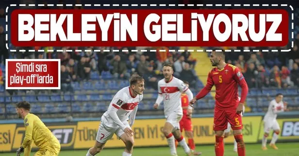 A Milli Takımımız play-off’a kaldı! Karadağ 1-2 Türkiye | MAÇ SONUCU! İşte muhtemel rakiplerimiz