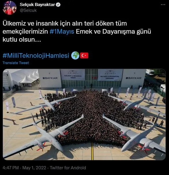 Selçuk Bayraktar’dan gururlandıran Ramazan Bayramı mesajı: Mini İHA’dan, Bayraktar Kızılelma’ya toplandık