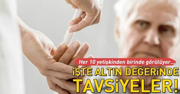 Diyabetlilere şeker gibi tavsiye!