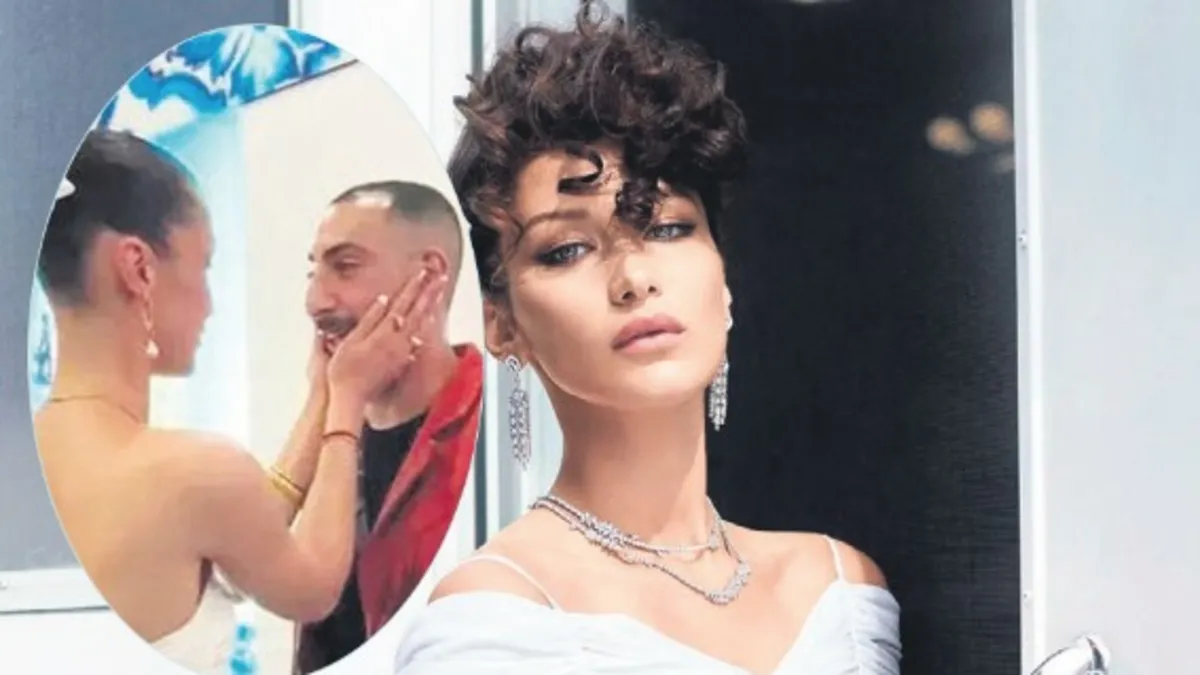 Bella Hadid kalpleri fethetti! Filistinli gencin gözyaşlarını sildi | Sarılarak teselli etti