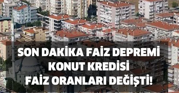 13 Kasım son dakika faiz depremi: 7 bankanın konut kredisi faiz oranları farklılaştı!