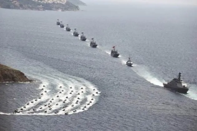 TSK'dan Akdeniz'de gövde gösterisi