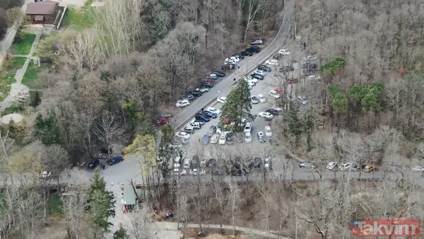 Koronavirüse karşı 'evde kal' uyarısını dinlemeyip Belgrad Ormanı'na akın ettiler - 4