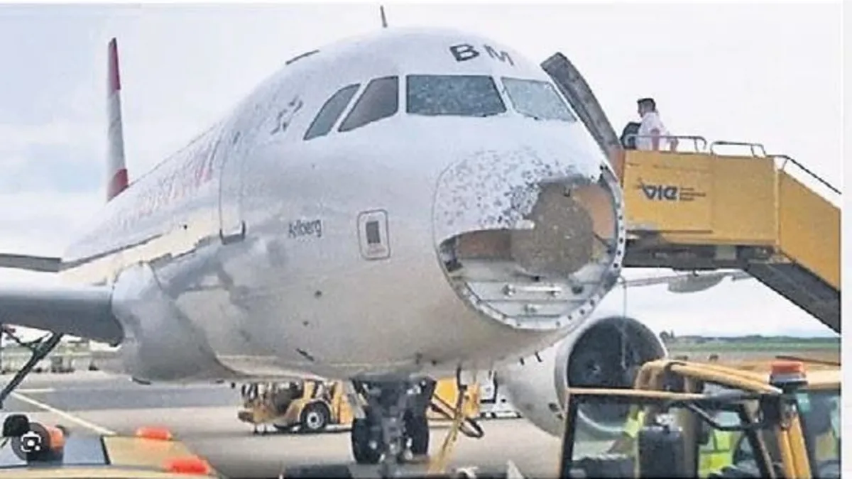 Havada telaş anları! Pilot kör uçuş yapmak zorunda kaldı
