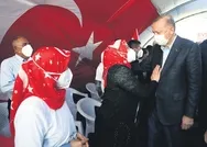 Başkan Recep Tayyip Erdoğan, dün Diyarbakır anneleri ile bir araya geldi