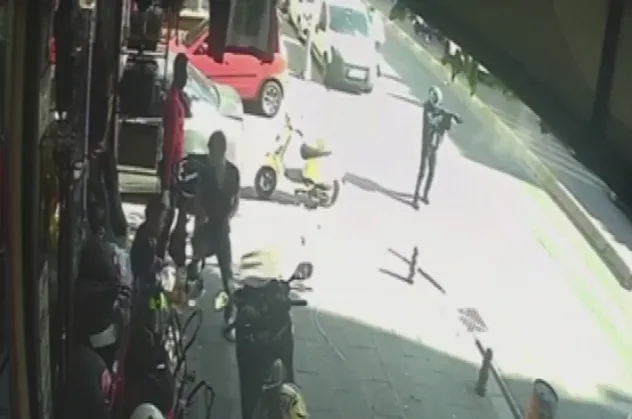 Bahçelievler'deki silahlı saldırının dehşete düşüren görüntüsü ortaya çıktı