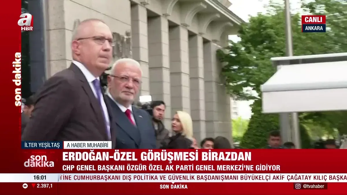 Başkan Erdoğan, Özgür Özel’i kabul ediyor!