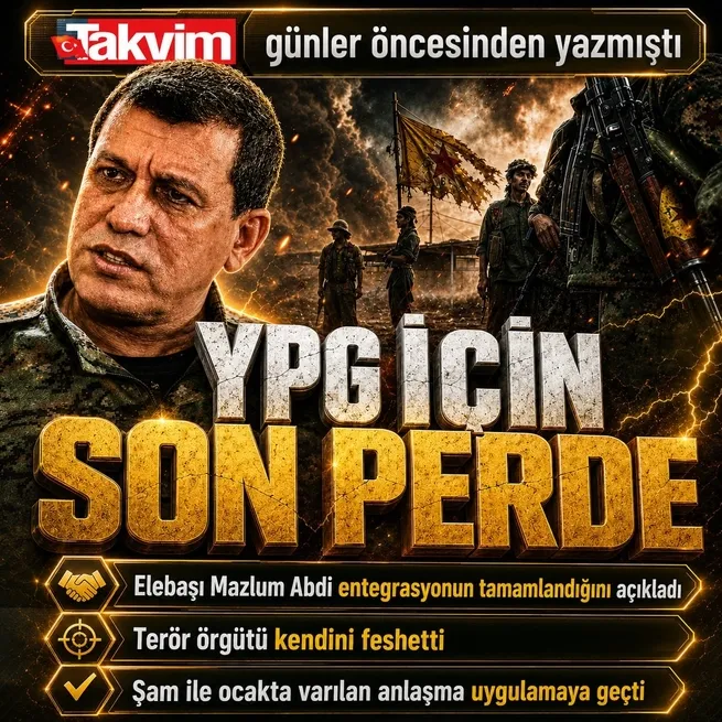 Takvim günler öncesinden yazmıştı: YPG için son perde! Terör örgütü kendini feshetti: ABDden ilk tepki geldi