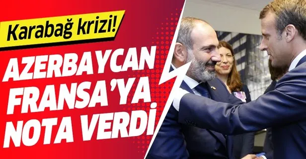 Azerbaycan Fransa'ya nota verdi!