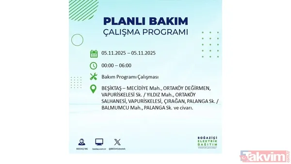 İstanbul'da yaşayanlar dikkat: Evinizde bir süre olmayacak! İlçe ilçe saat açıklandı - 8