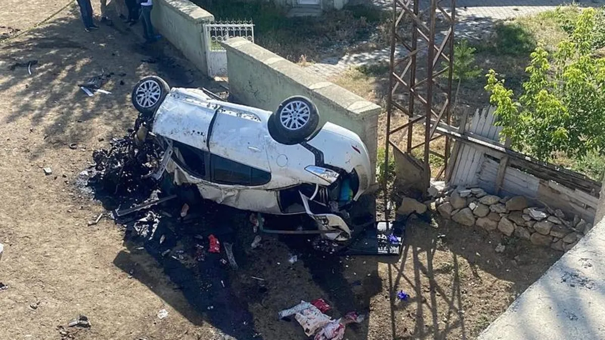 Erzurum Horasan'da kaza: 3 ölü, 4 yaralı!