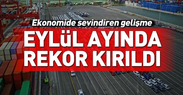 Otomotiv ihracatında eylül rekor ayı oldu
