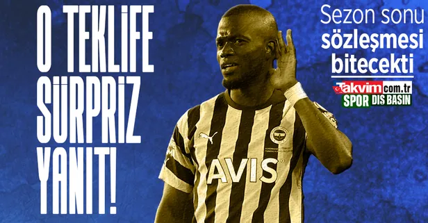 Enner Valencia'dan o teklife sürpriz yanıt