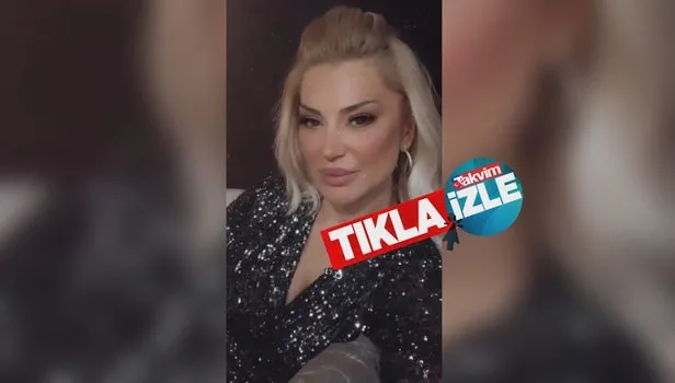 Songül Karlı parlak elbisesiyle paylaştı! Dekoltesi olay oldu…
