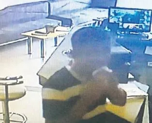 Tükürüklü soygun!