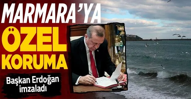 Marmara Denizi ve Adalar Özel Çevre Koruma Bölgesi ilan edildi! Karar Başkan Erdoğan’ın imzasıyla Resmi Gazete’de...