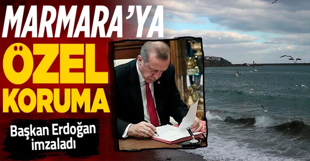 Marmara Denizi ve Adalar "Özel Çevre Koruma Bölgesi" ilan edildi! Karar Başkan Erdoğan'ın imzasıyla Resmi Gazete'de...