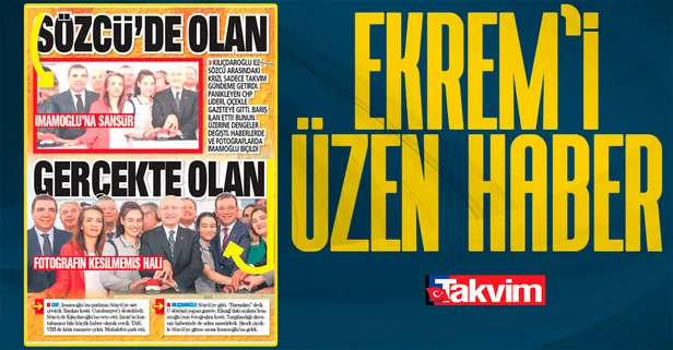 Kılıçdaroğlu ile arayı düzelten Sözcü Ekrem İmamoğlu'nu kapı dışarı etti