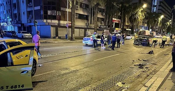İzmir’de taksinin çarptığı kağıt toplayıcısı öldü
