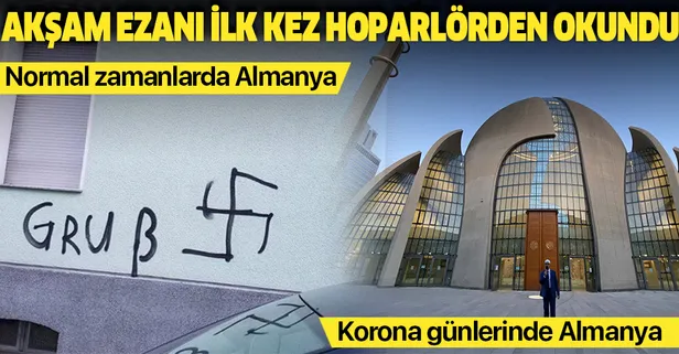 Almanya'nın Köln kentinde ilk kez hoparlörden akşam ezanı okundu