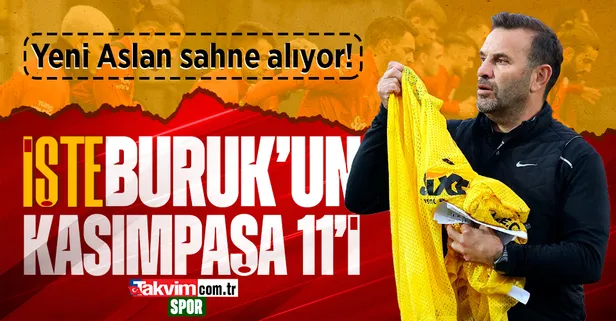 Galatasaray sahneye çıkıyor! İşte Okan Buruk'un Kasımpaşa maçı 11'i