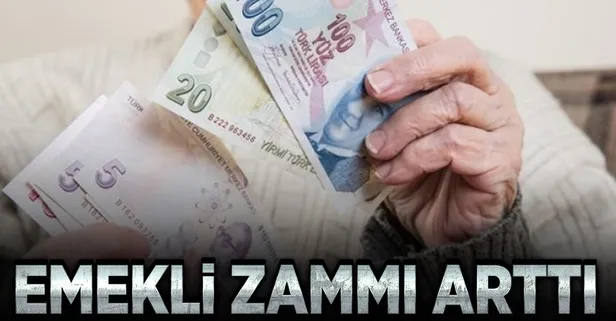 Emekli zammı arttı