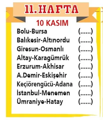 Süper Lig’in ardından 1. Lig’de de fikstür çekimi yapıldı-12