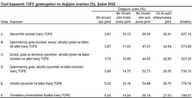 Son dakika: Enflasyon şubatta yüzde 4,81 artarken yıllık bazda yüzde 54,44 oldu! En yüksek artış hangi ürünlerde?-6