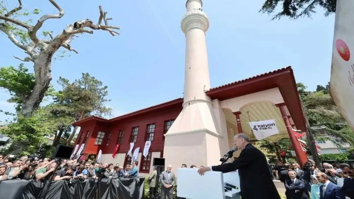 Kalyon Vakfı tarafından restore edilmişti! Vaniköy Camii'nde ibadet ve kültür bir arada