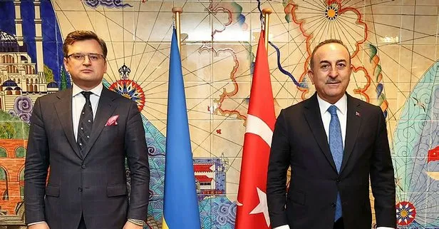 Bakan Çavuşoğlu, Ukrayna Dışişleri Bakanı Kuleba ile görüştü