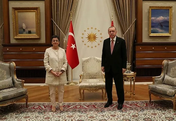 Son dakika: Başkan Erdoğan, İspanya Dışişleri Bakanı Laya'yı kabul etti-1