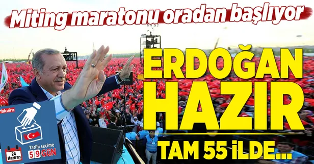 Erdoğan'ın miting maratonu İzmir'de başlıyor! İzmir mitingi ne zaman?
