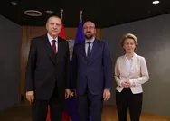 Başkan Erdoğan, AB Konsey Başkanı Michel ve AB Komisyonu Başkanı Leyen ile görüştü
