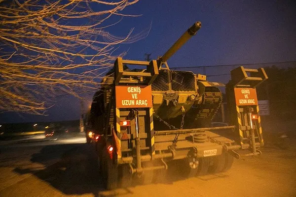 Suriye sınırına tank sevkiyatı-3