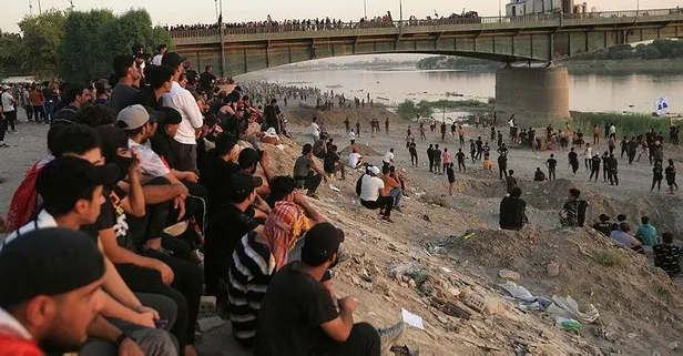 Bağdat’ta olaylı gün! 50 kişi yaralandı