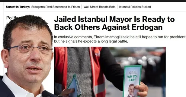 İmamoğlu bu kez de Washington ve Londra’ya ağlıyor! Bloomberg’e konuştu: “Adaylığım engellenirse…”