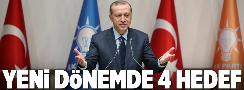 AK Parti’de 4 hedef