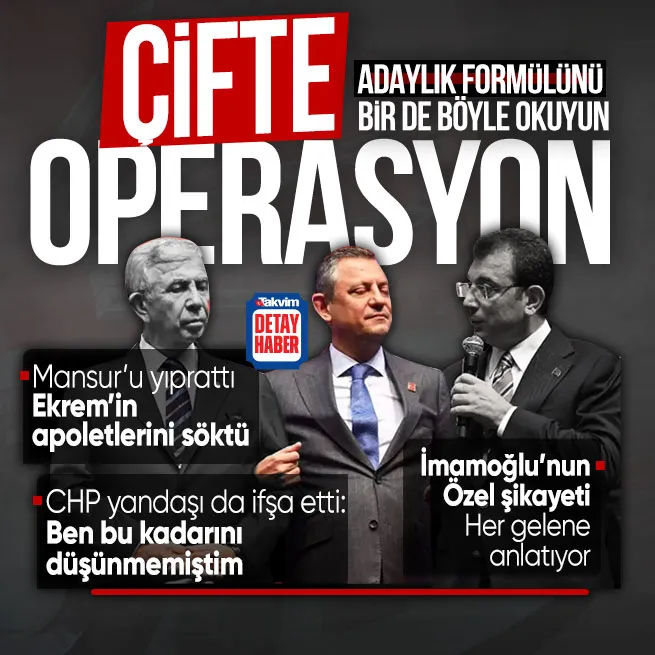 Özgür Özel’den adaylık formülü altında çifte operasyon: Ekrem İmamoğlu’nu ve Mansur Yavaş’ı nasıl hedefe koydu? | İmamoğlu şikayetçi!
