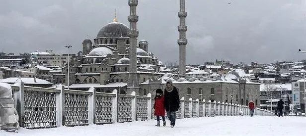 İstanbula kar uyarısı!