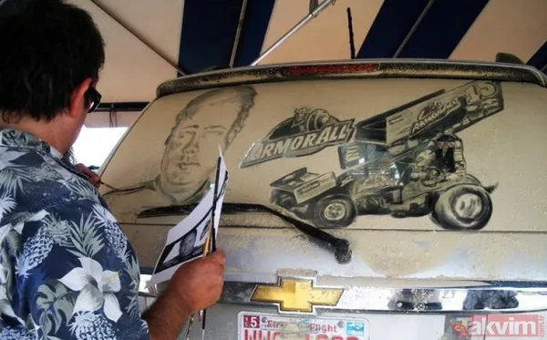 Kirli arabalardan sanat eserleri ortaya çıkarıyor - 35